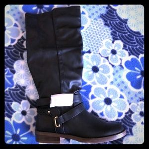 Knee boots black